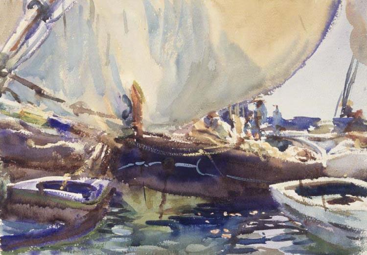 John Singer Sargent Melon Boats China oil painting art